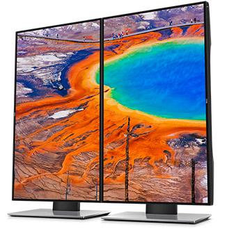 DELL UltraSharp U2417H 23.8" Full HD IPS Matt Negro pantalla para PC
