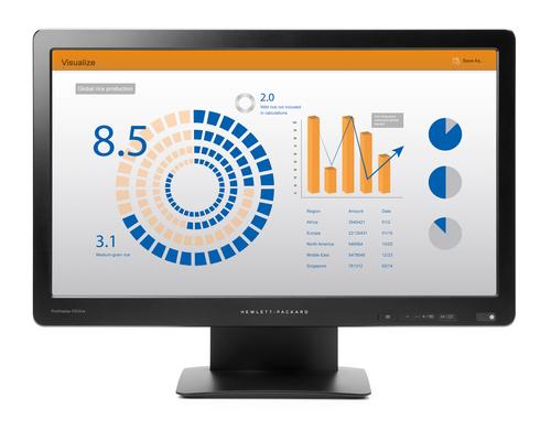 HP ProDisplay P202va 19.53" Full HD VA Matt Negro pantalla para PC