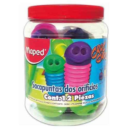 SACAPUNTAS MAPED CROC CROC 2ORIF BOTE C/12 17082