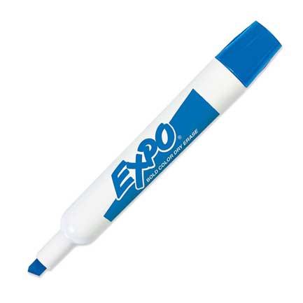 MARCADOR SANFORD EXPO 83003 AZUL CINCEL PIZARRON BLANCO C/12 83003