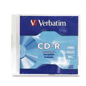 Verbatim 52x CD-R Media CD-R 700MB
