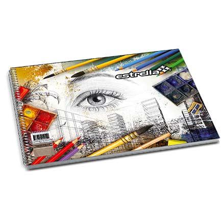CUADERNO ESTRELLA DIBUJO CHINA ESTRELLA C/20 HJS 50