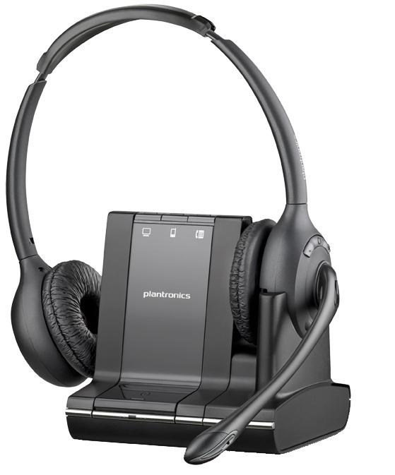 Plantronics Savi W720 Biauricular Diadema Negro auricular con micrófono