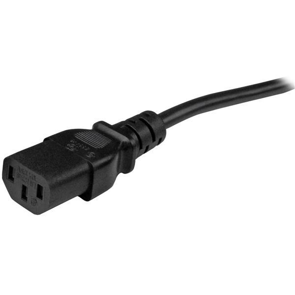 StarTech.com Cable de 3m de Alimentación para Computadora NEMA 5-15P a 2x C13