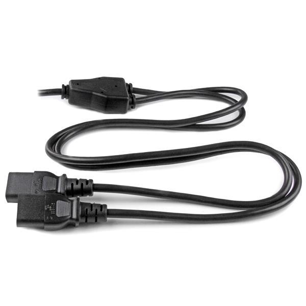 StarTech.com Cable de 3m de Alimentación para Computadora NEMA 5-15P a 2x C13