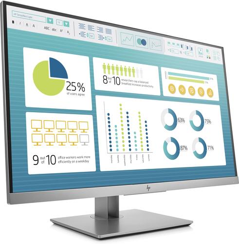 HP EliteDisplay E273 27" Full HD IPS Negro, Plata pantalla para PC