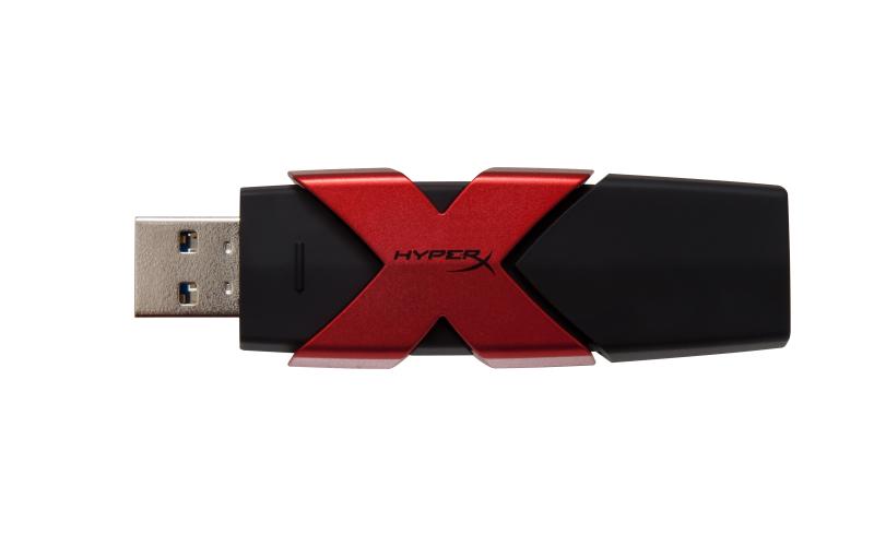 HyperX 64GB 64GB USB 3.0 (3.1 Gen 1) Type-A Negro, Rojo unidad flash USB