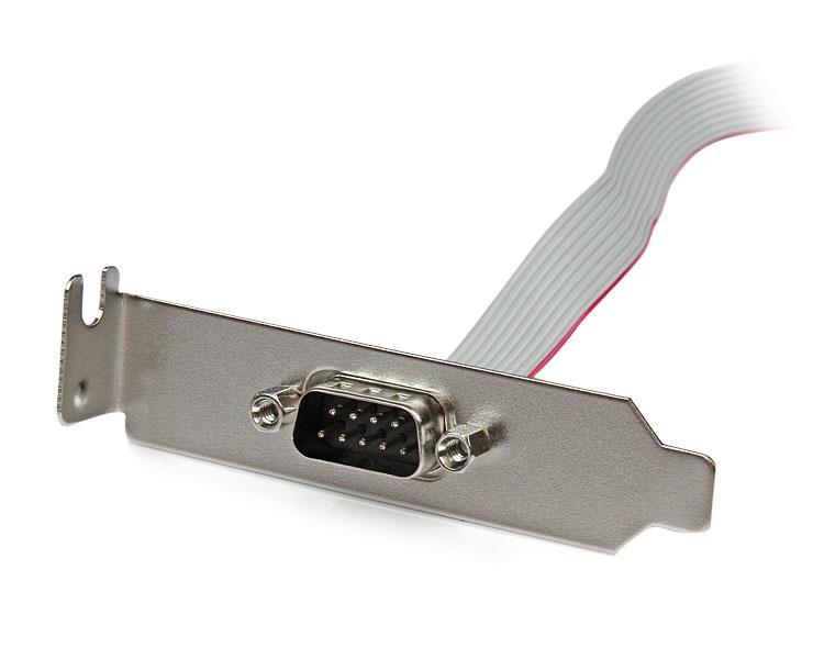StarTech.com IDC/DB-9 IDC DB-9 Gris adaptador de cable