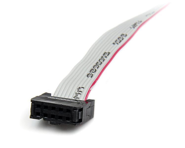 StarTech.com IDC/DB-9 IDC DB-9 Gris adaptador de cable