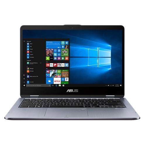 ASUS VivoBook Flip TP410UA-EC287T 2.4GHz i3-7100U 14" 1920 x 1080Pixeles Pantalla táctil Gris Híbr