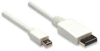 Manhattan 1m Mini DisplayPort Cable 1m Mini DisplayPort DisplayPort Blanco
