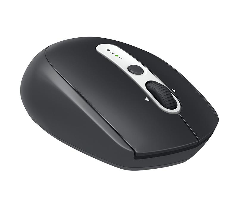 Logitech M585 RF Wireless+Bluetooth Óptico 1000DPI Mano derecha Grafito, Plata ratone