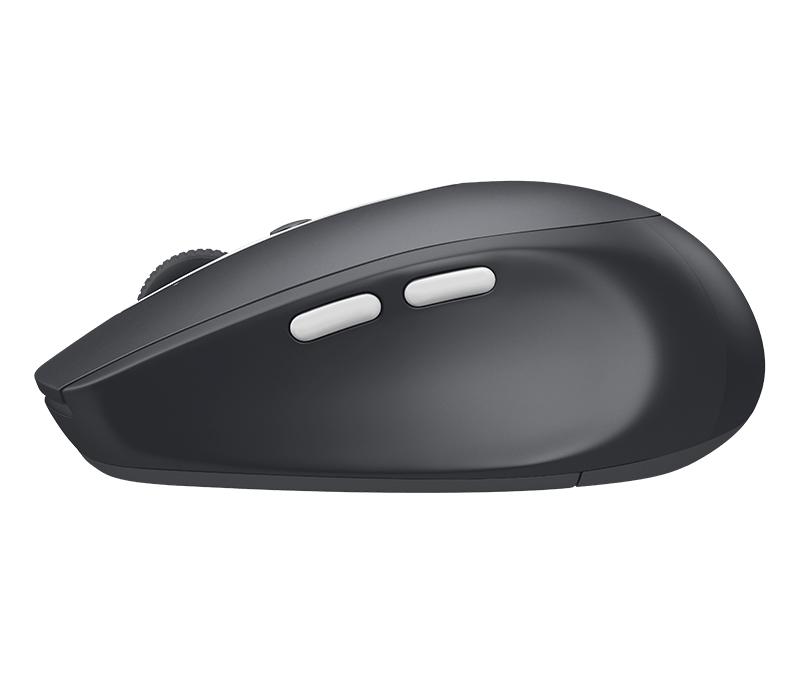 Logitech M585 RF Wireless+Bluetooth Óptico 1000DPI Mano derecha Grafito, Plata ratone