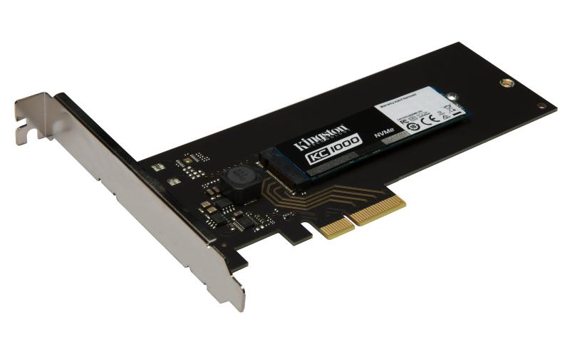 Kingston Technology KC1000 NVMe PCIe SSD 240GB, HHHL 240GB HHHL (CEM2.0) PCI Express 3.0