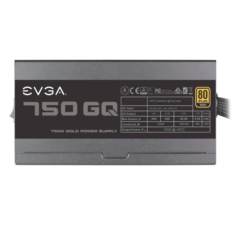 EVGA 210-GQ-0750-V1 750W ATX Negro unidad de fuente de alimentación