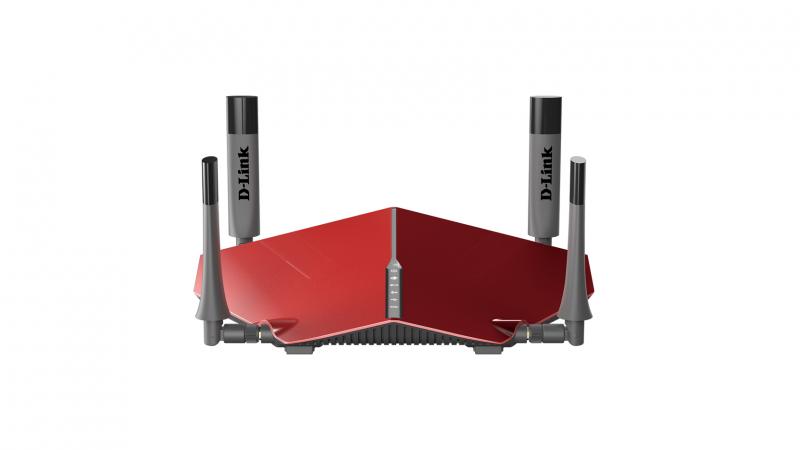 D-Link AC3150 Dual-band (2.4 GHz / 5 GHz) Gigabit Ethernet Gris, Rojo enrutador inalámbrico