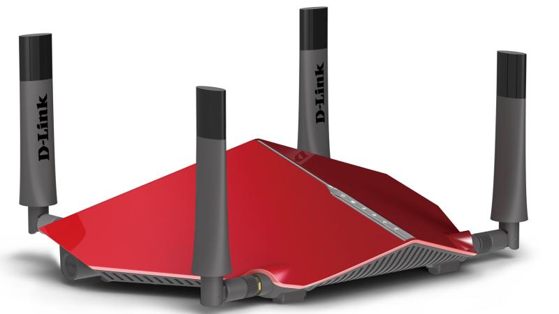 D-Link AC3150 Dual-band (2.4 GHz / 5 GHz) Gigabit Ethernet Gris, Rojo enrutador inalámbrico