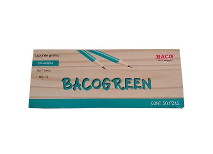 LAPIZ BACO VERDE C/50 BACOGREEN 50