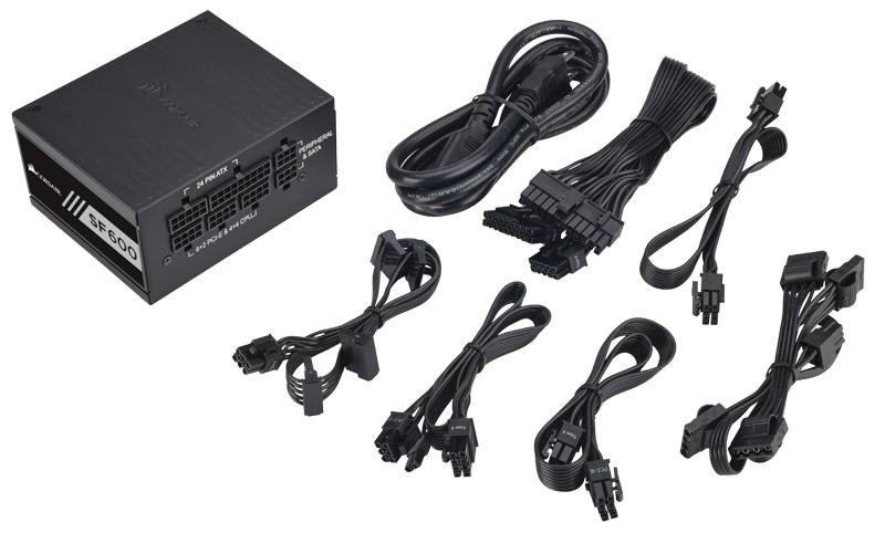 Corsair SF600 600W SFX Negro unidad de fuente de alimentación