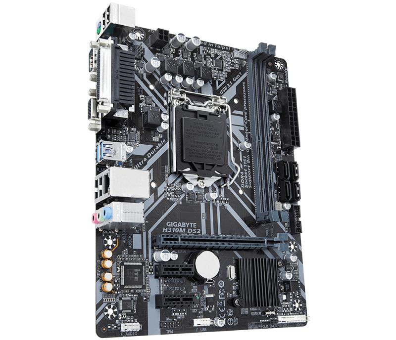 Gigabyte H310M DS2 Intel H310 LGA 1151 (Socket H4) microATX tarjeta madre