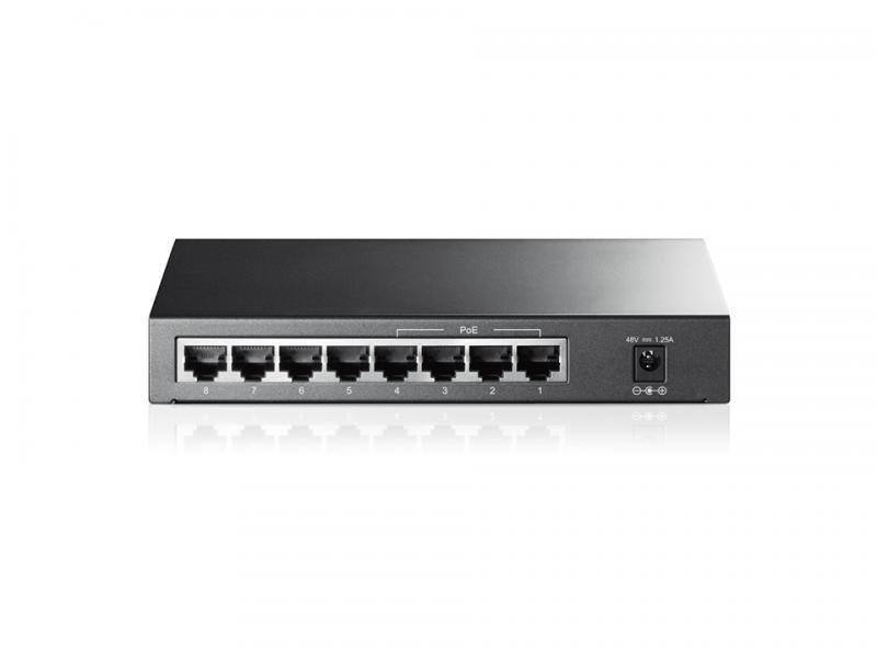 TP-LINK 8-port 10/100 PoE Switch Unmanaged network switch Energía sobre Ethernet (PoE) Negro
