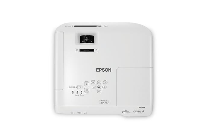 Epson PowerLite 2247U Desktop projector 4200lúmenes ANSI 3LCD WUXGA (1920x1200) Blanco video proyec