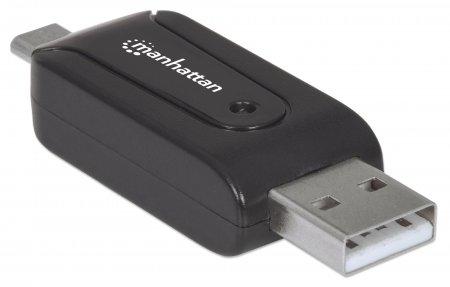 Manhattan 406215 USB/Micro-USB Negro lector de tarjeta