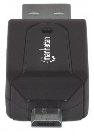 Manhattan 406215 USB/Micro-USB Negro lector de tarjeta