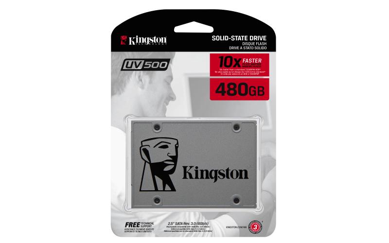 Kingston Technology UV500 SSD 480GB Stand-Alone Drive 480GB 2.5" Serial ATA III