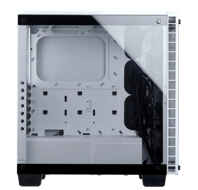 Corsair Crystal 460X RGB Midi-Tower Blanco gabinete de computadora