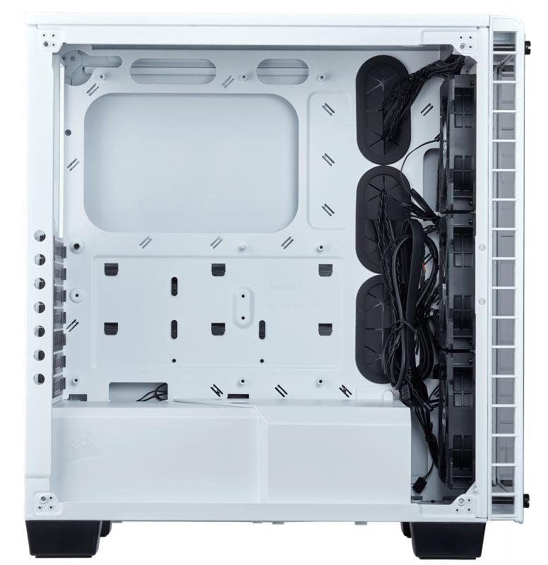 Corsair Crystal 460X RGB Midi-Tower Blanco gabinete de computadora