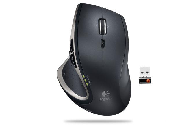 Logitech Performance Mouse MX RF inalámbrico Laser Negro ratone