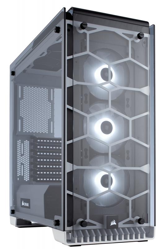 Corsair Crystal 570X Midi-Tower Blanco gabinete de computadora