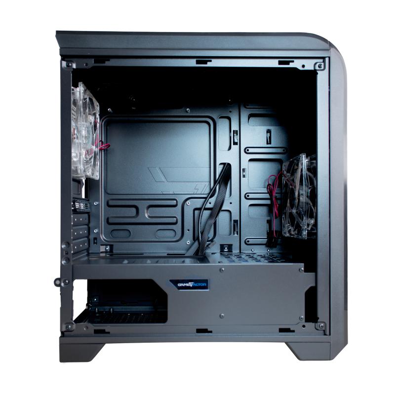 Vorago CSG500 NEGRO/ROJO Escritorio Negro, Rojo gabinete de computadora
