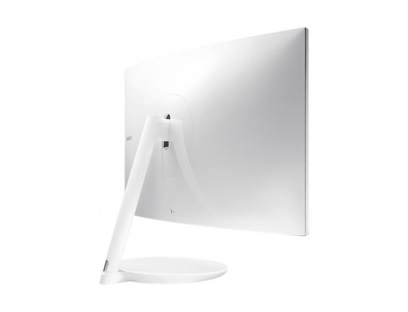 Samsung C27H711 27" Wide Quad HD QLED Matt Curved screen Blanco pantalla para PC