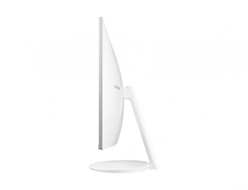 Samsung C27H711 27" Wide Quad HD QLED Matt Curved screen Blanco pantalla para PC