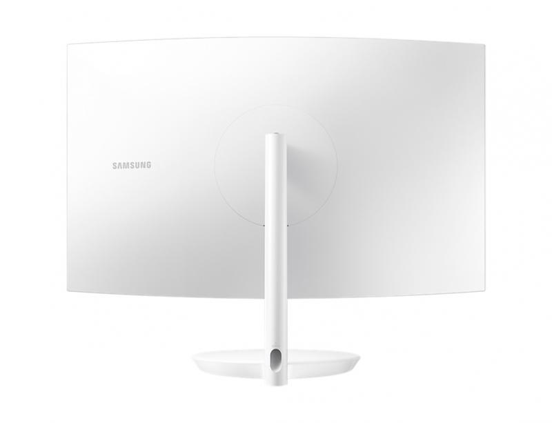 Samsung C27H711 27" Wide Quad HD QLED Matt Curved screen Blanco pantalla para PC