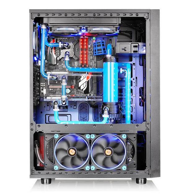 Thermaltake Core X71 TG Edition Full-Tower Negro gabinete de computadora