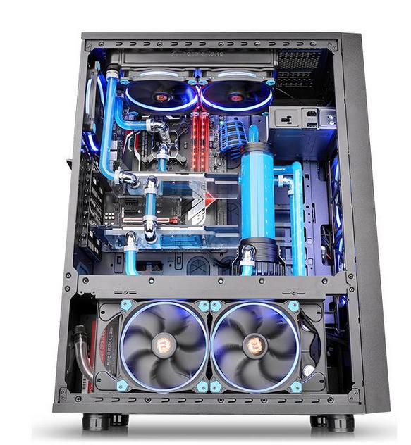 Thermaltake Core X71 TG Edition Full-Tower Negro gabinete de computadora