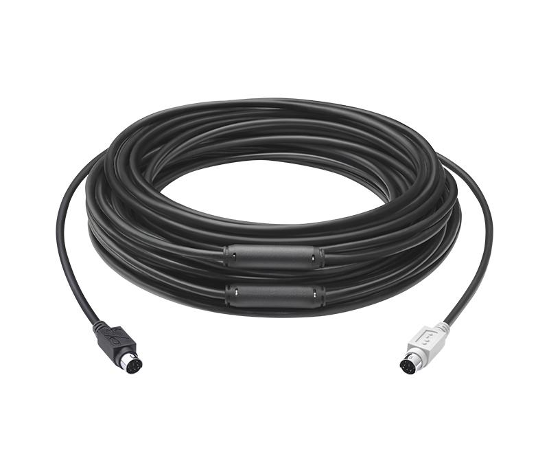 Logitech 939-001490 15m 6-p Mini-DIN 6-p Mini-DIN Negro cable PS/2