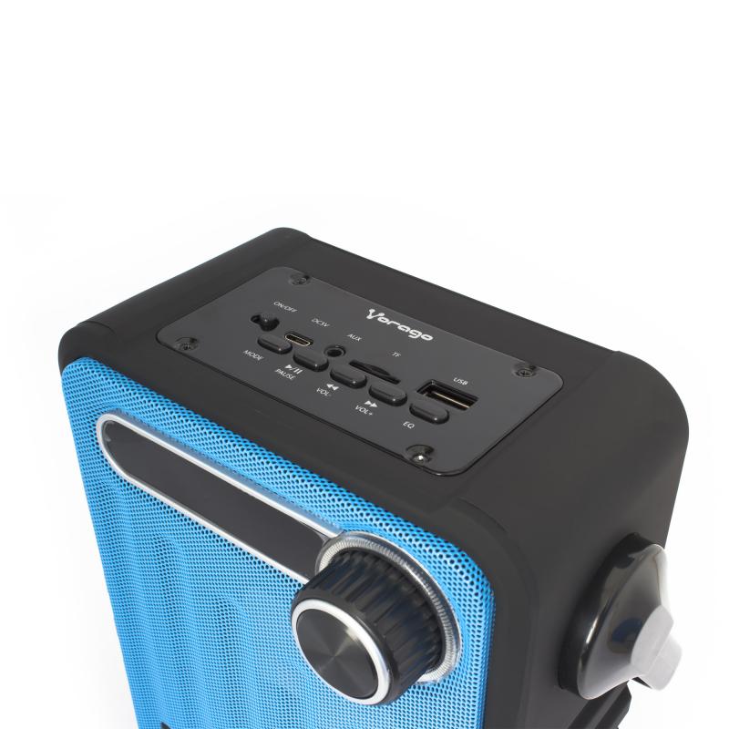 Vorago BSP-200 azul Mono portable speaker 5W Negro altavoz portátil