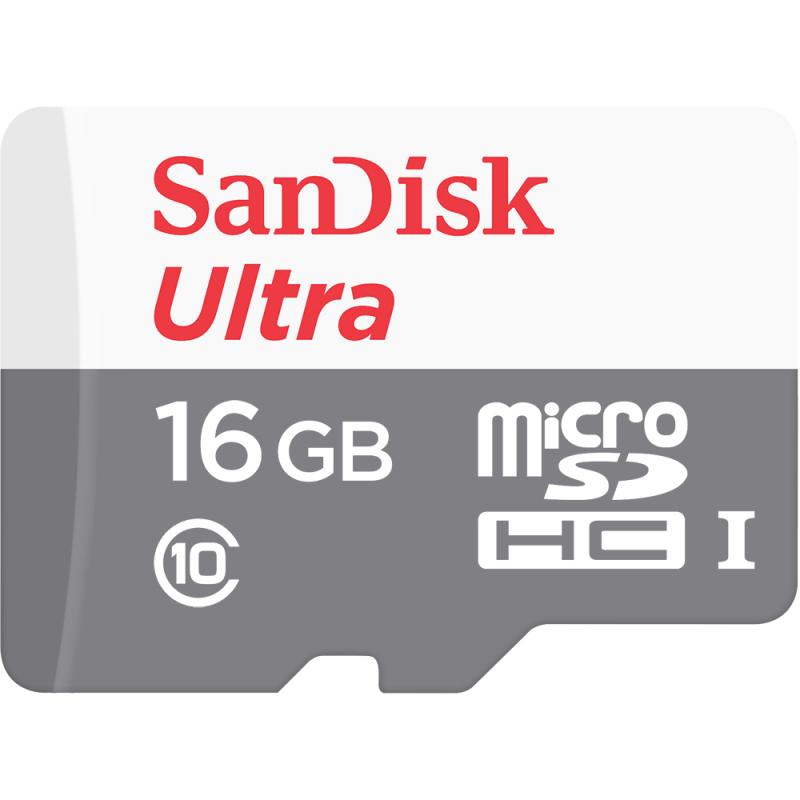 Sandisk Ultra MicroSDHC 16GB UHS-I + SD Adapter memoria flash Clase 10