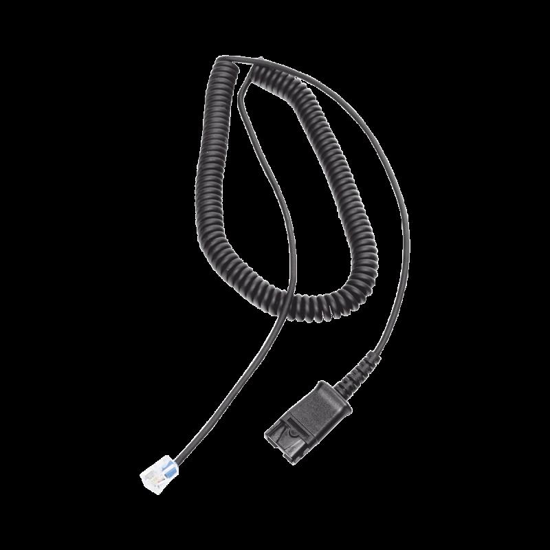 Cable adaptador para diademas modelo HT101, HT201 y HT202 para compatibilidad con teléfonos Grandst