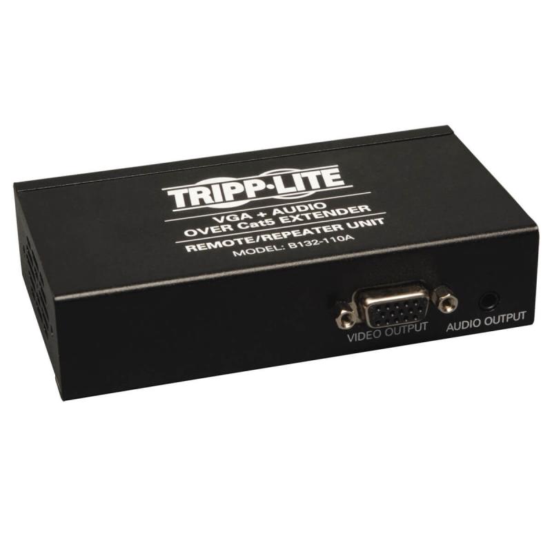 Tripp Lite Extensor VGA con Audio sobre Cat5 / Cat6, Repetidor Estilo Caja, 1920 x 1440 @ 60Hz, hast