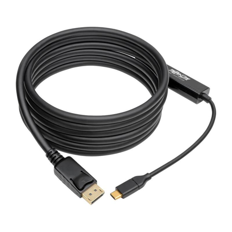 Tripp Lite Cable Adaptador USB 3.1 Gen 1 USB-C a DisplayPort 4K (M/M), Compatible con Thunderbolt 3,