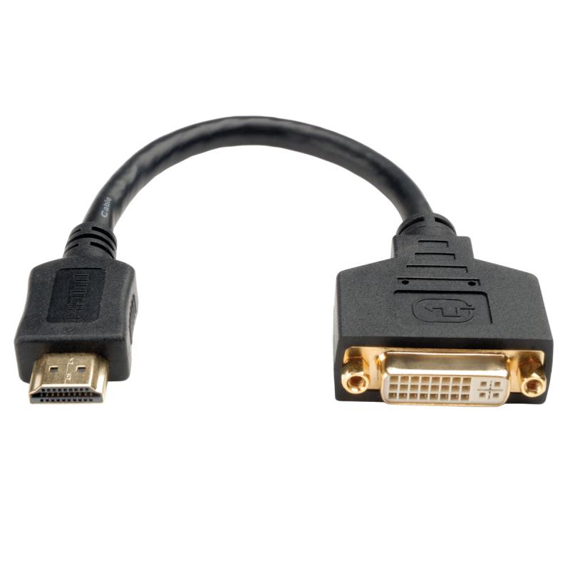 Tripp Lite Adaptador de Cable HDMI a DVI (HDMI-M a DVI-D H) de 20.32 cm [8 pulg]