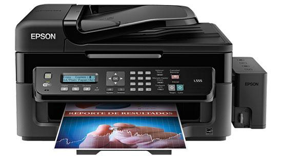 Epson L 555 Inyección de tinta 33 ppm 5760 x 1440 DPI A4 Wifi