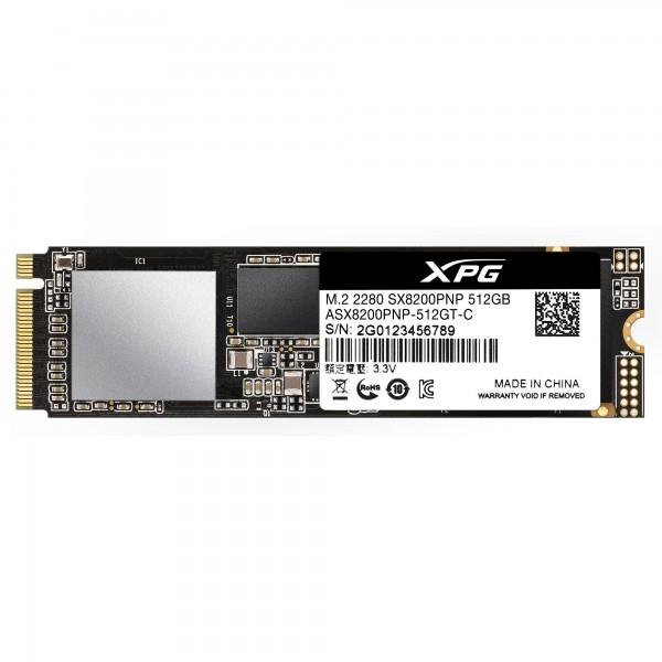 XPG SX8200 Pro unidad de estado sólido 512 GB PCI Express 3.0 3D TLC NVMe M.2