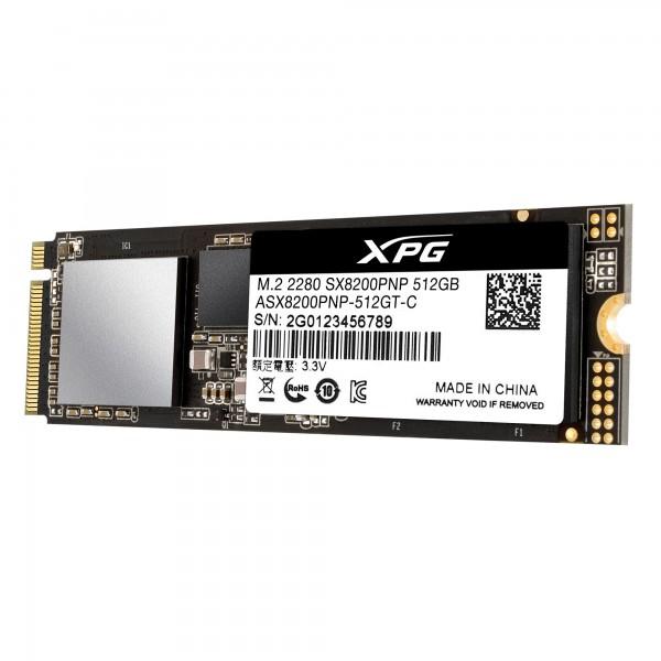 XPG SX8200 Pro unidad de estado sólido 512 GB PCI Express 3.0 3D TLC NVMe M.2