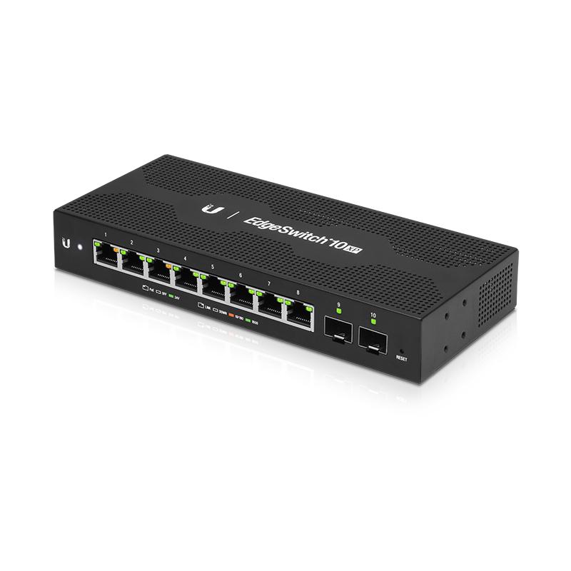 Ubiquiti Networks EdgeSwitch 10XP Gestionado L2 Gigabit Ethernet (10/100/1000) Negro Energía sobre 